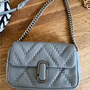 Blue Marc Jacob’s Quilted Chain Shoulder Bag